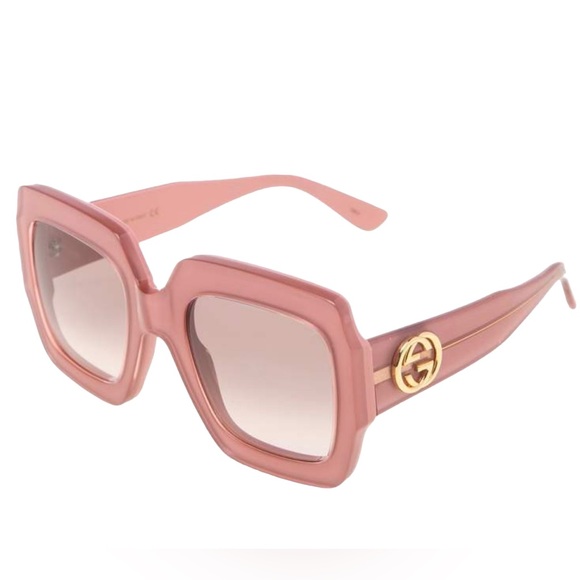 Gucci Accessories - Authentic Gucci Pink GG0178S Oversized Square Sunglasses